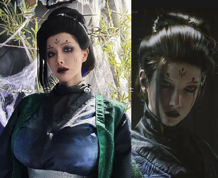 Cos《黑神话：悟空》四妹的美女很多，而她以身材取胜|妆容|Coser|cos道具|《黑神话:悟空》|动漫cosplay_新浪新闻