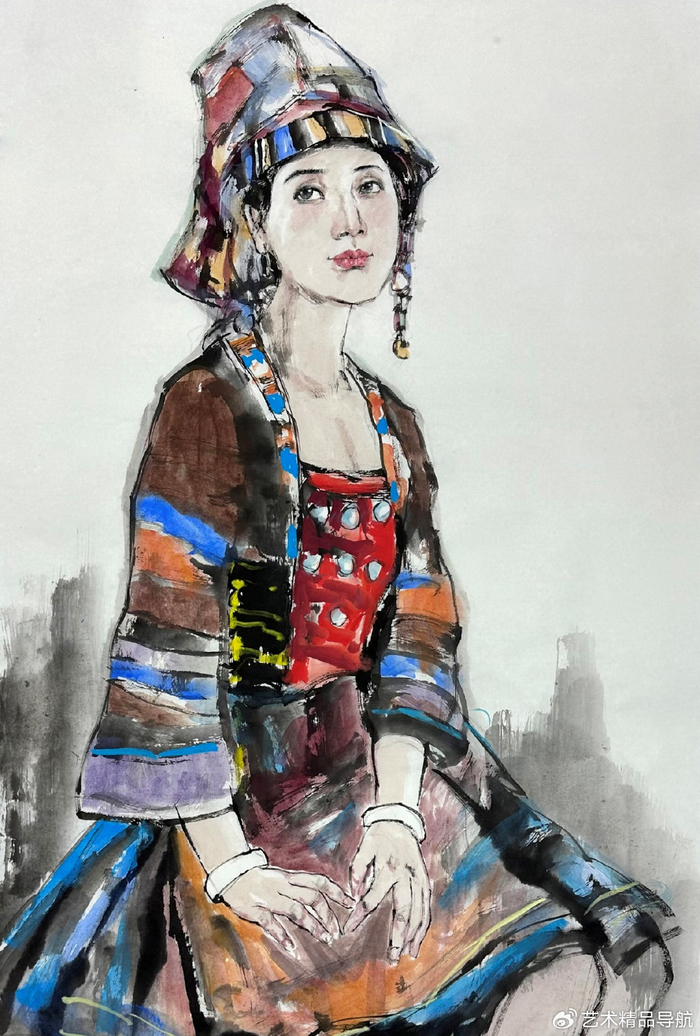 新年新气象·金龙报春时——著名画家彭华竞|彭华竞|写生|人物_新浪