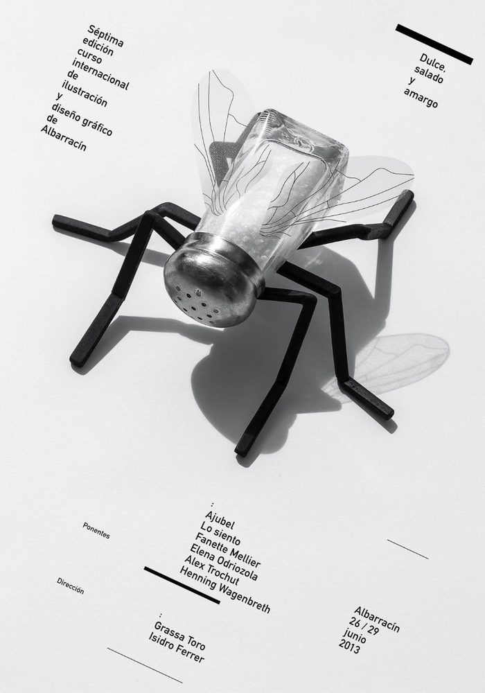 言简意赅元素置换形式海报