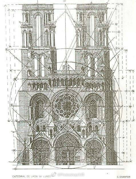 百年前手绘建筑设计图稿