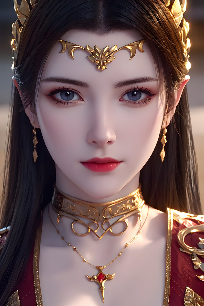 斗破苍穹美杜莎超清ai绘画图集比比东手机电脑高清壁纸图集动漫