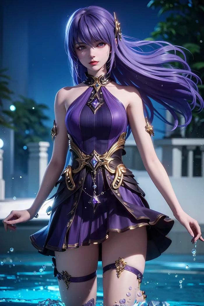 圣采儿|竖屏壁纸 虽然和原画有一定差距,但贵在配色还不错!