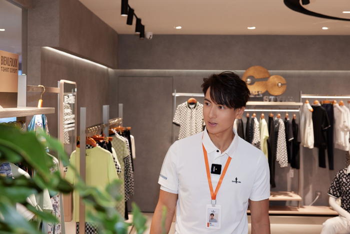 比音勒芬代言人吴尊出席品牌二十周年庆典星光闪耀广州海心沙