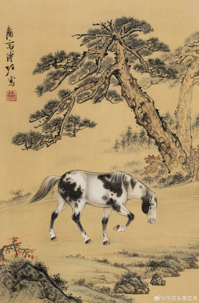 画家溥佐笔下的马