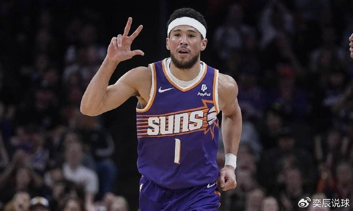 夺冠可能性微乎其微布克还有点不开心太阳的未来一片黑暗