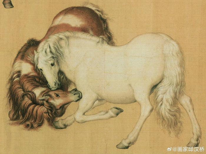 h13# 八骏图 中国古書画 画家郎世宁(清) 神品 郎世宁的《八骏图》_中国书画_新浪收藏_新浪网