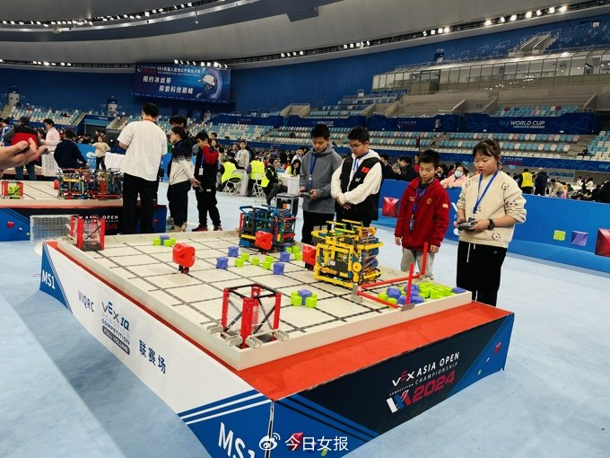 青少年机器人赛事2023—2024vex机器人亚洲公开赛总决赛iq初中组上