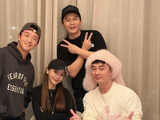 李晨晒与Angelababy郑恺陈赫合影：当年合照的站位还是能想起来的