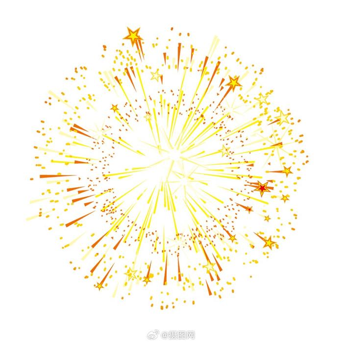 喜庆浪漫的烟花免抠素材 各种大节日都能用的上 版权素材 by 摄图网