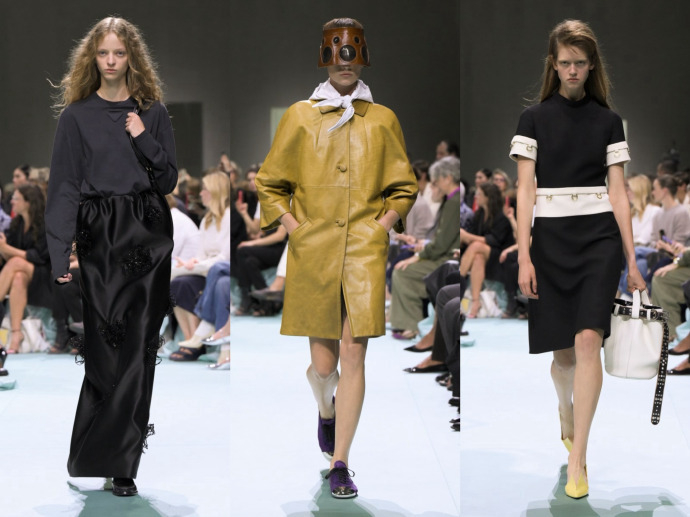 Prada S/S 2025 米兰时装周 春夏女装系列主题「无限当下」
