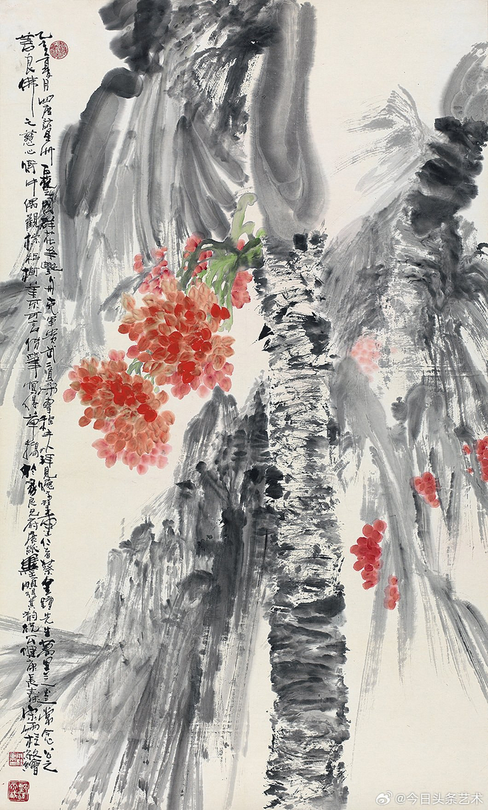 画家宋雨桂花鸟画