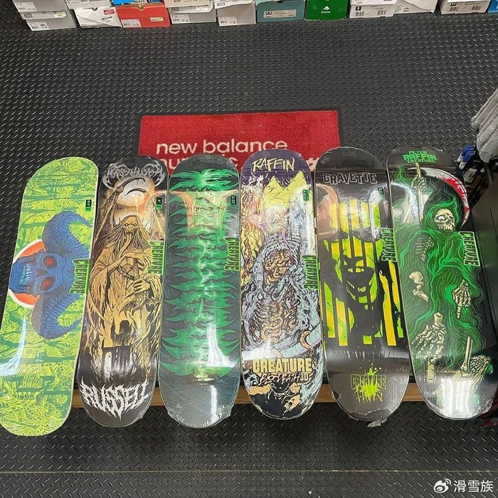 光是支架品牌有venture,independent,thunders等,滑板轮品牌有snot,oj