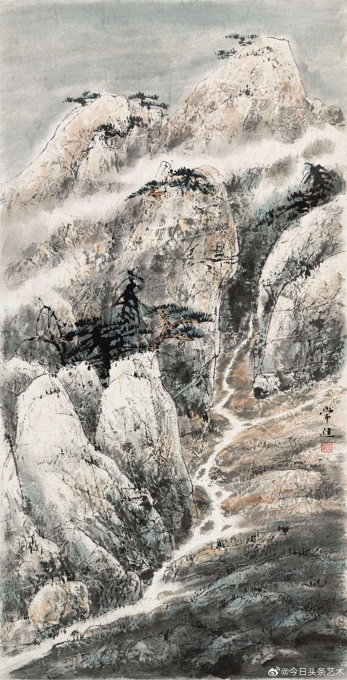 画家常进山水画