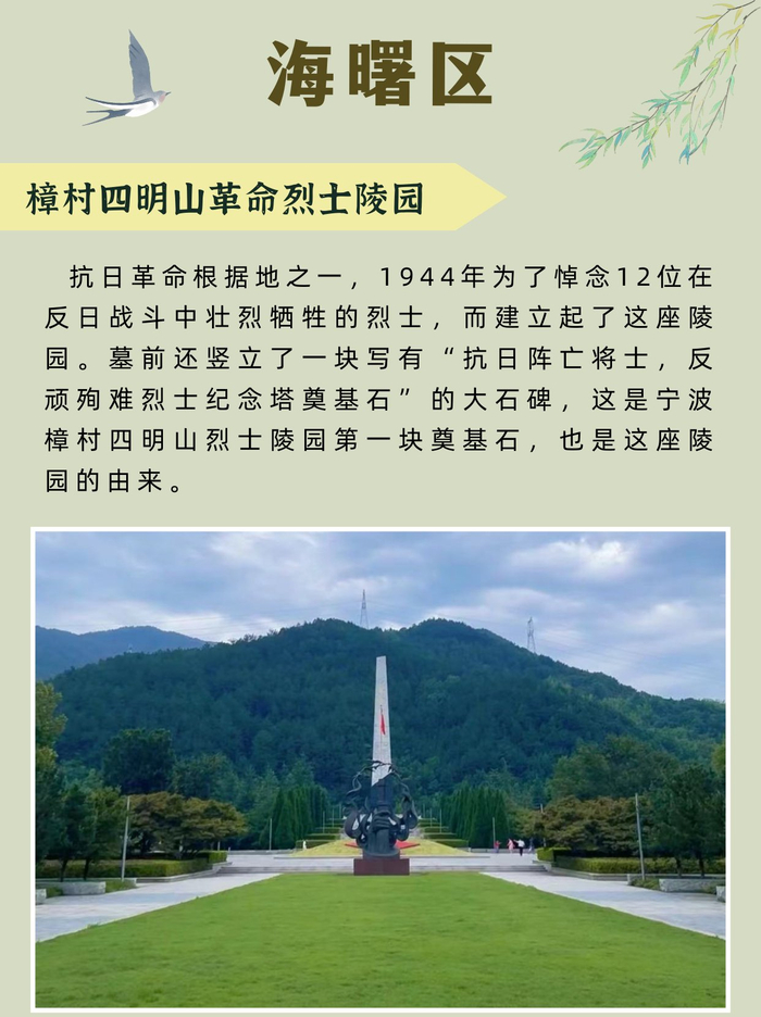 宁波各区烈士陵园