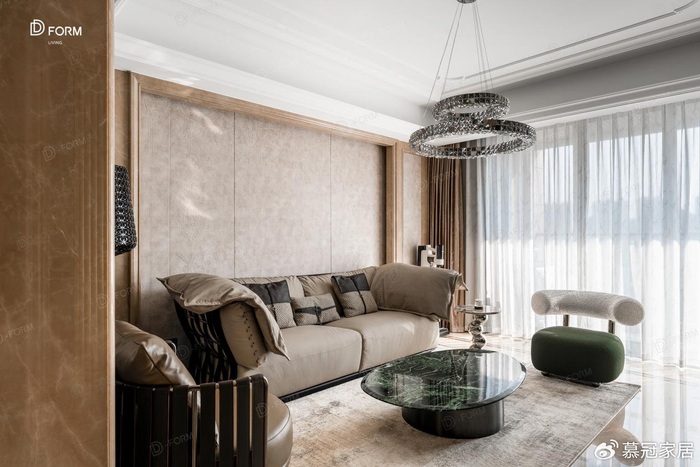 238m05现代风大平层轻奢装修从容静谧尽在此间