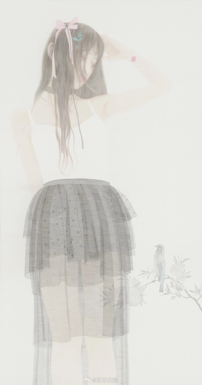 徐华翎人物工笔画欣赏1975年出生于中国黑龙江