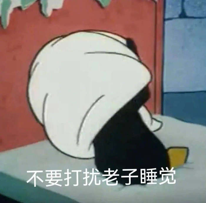 表情包 | 不要打扰老子睡觉 拿图点赞,吱声
