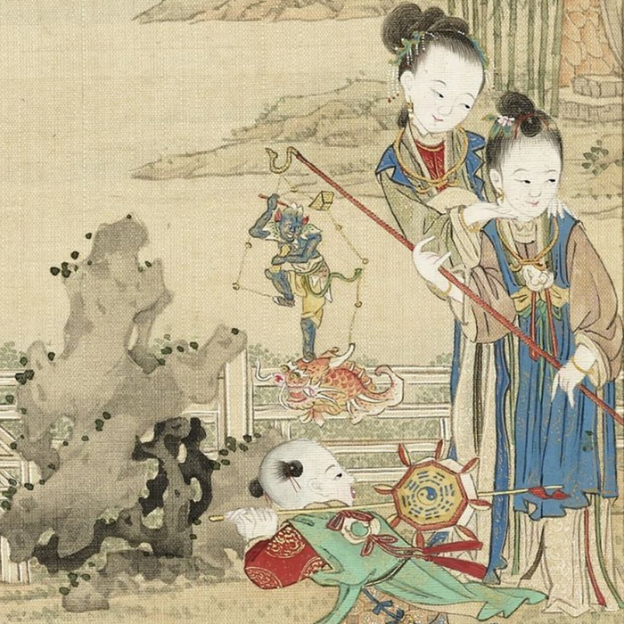 《升平乐事图册》里的各式元宵花灯