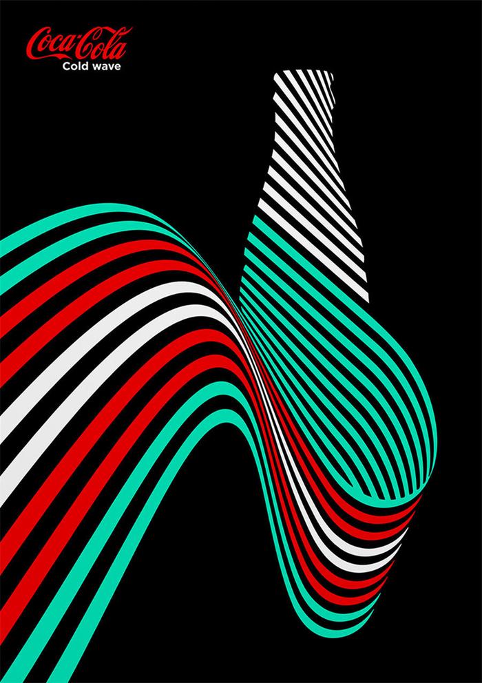色彩线条构成的海报创意xavieresclusatrias
