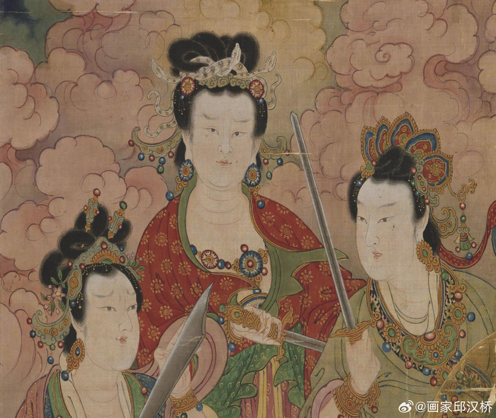 明代王勤天龙八部罗义女众仙