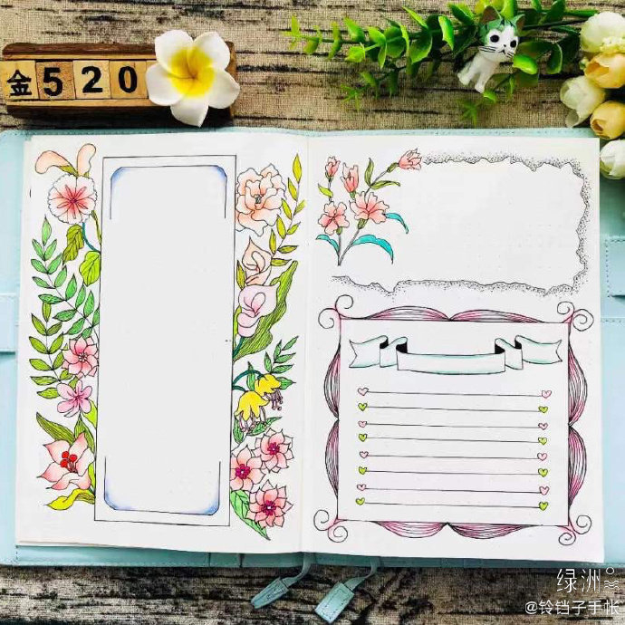 好看的手抄报排版样式,家长们给孩子留着吧!( 铃铛子手帐)