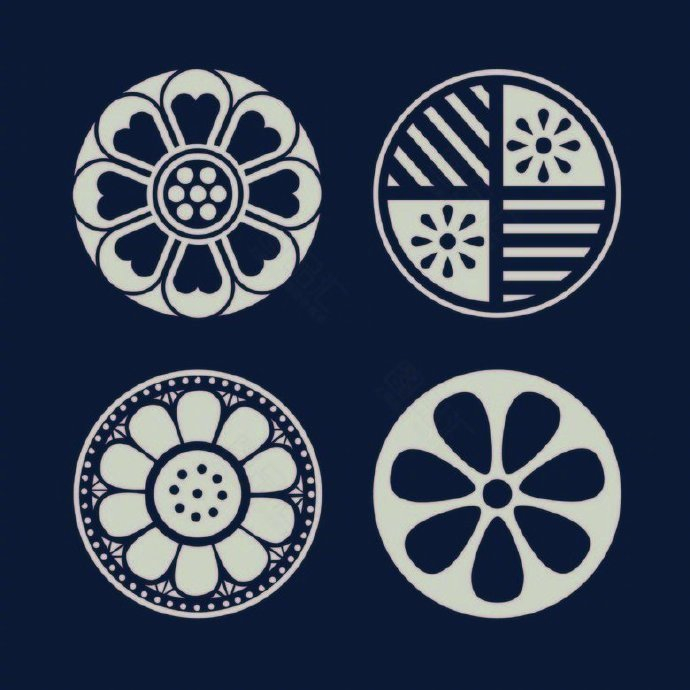 一些中式传统纹样图形设计