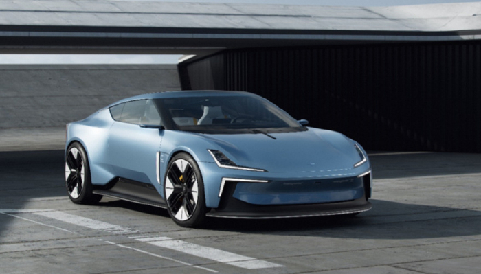 极星的成立时间仅比领克晚了一年,旗下首款车型polestar 1定位豪华混