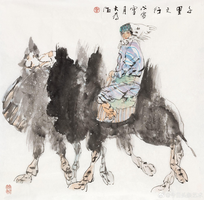 画家刘大为笔下的骆驼 67画家刘大为笔下的骆驼 67