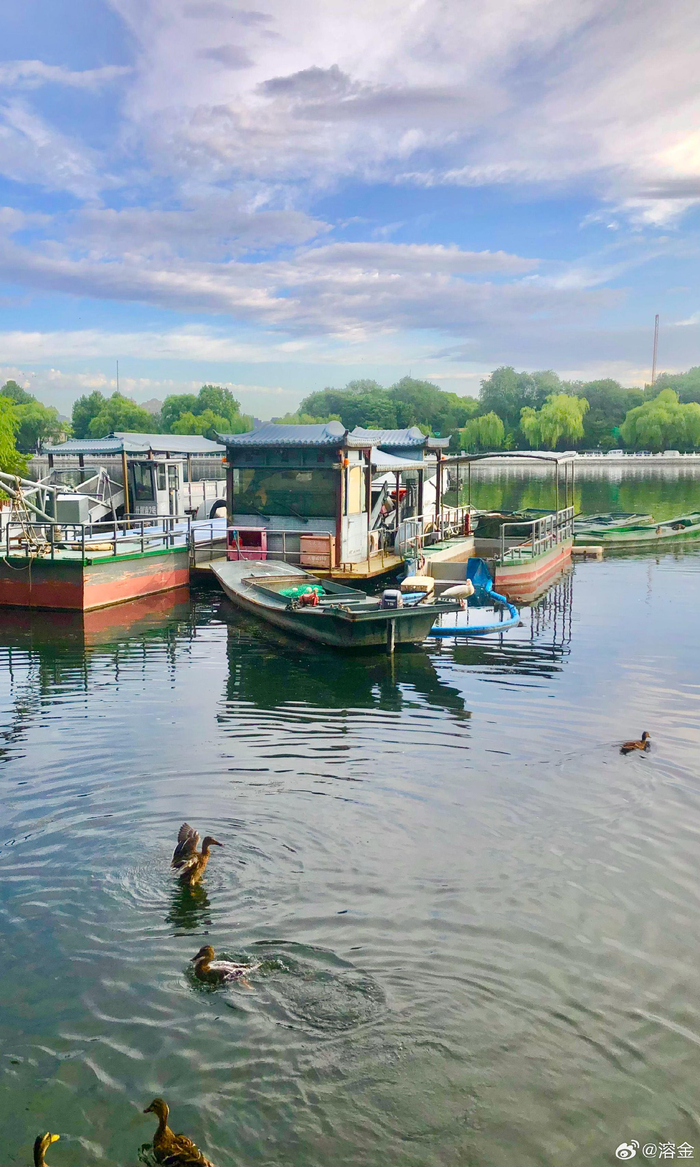 今日北京后海风景
