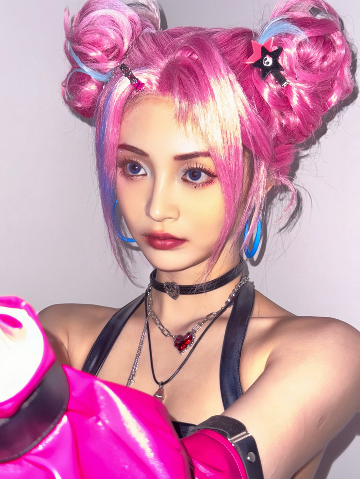 周洁琼魔法少女这脸真是不是建模吗好伟大的一张脸好美