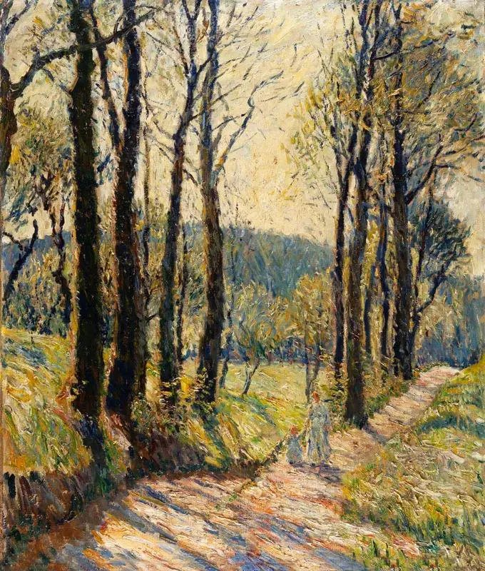 德国印象派画家otto eduard pippel风景油画欣赏