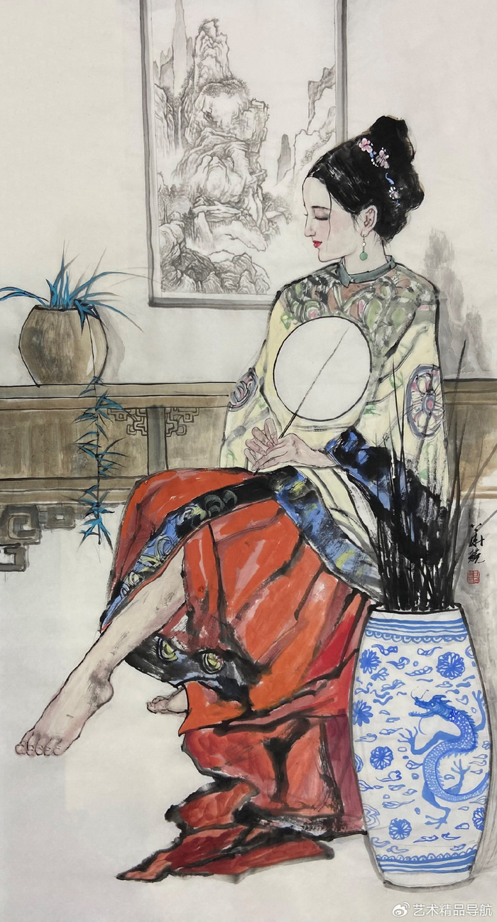 新年新气象·金龙报春时——著名画家彭华竞|彭华竞|写生|人物_新浪