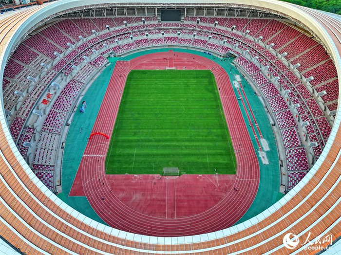 江西赣州:全民健身中心成健身锻炼好去处