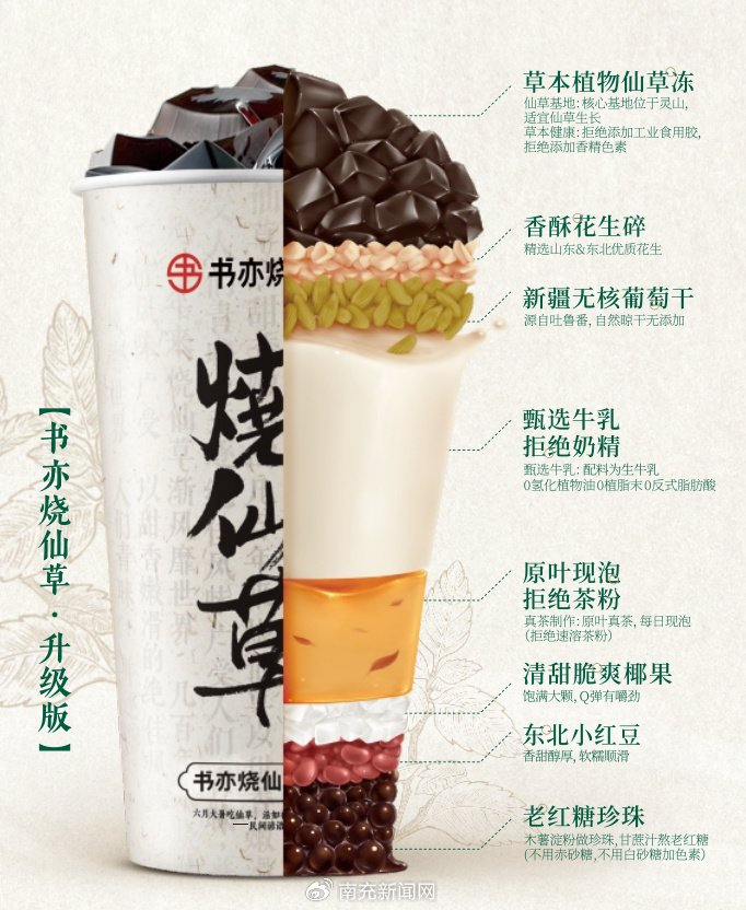书亦烧仙草品牌升级,为消费者提供兼具美味与健康的茶饮新选择|烧仙草