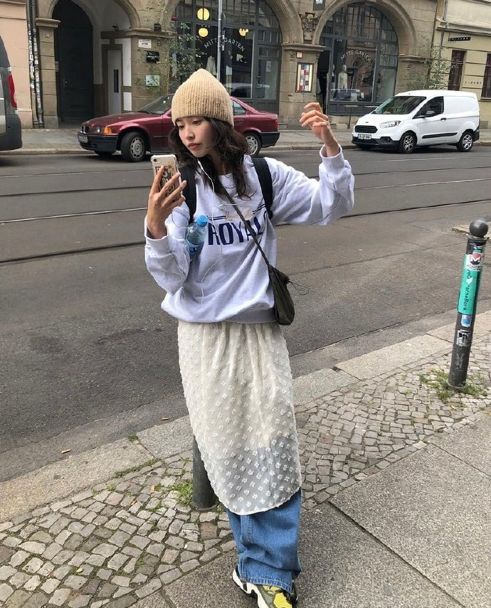 韩国博主早秋气质穿搭