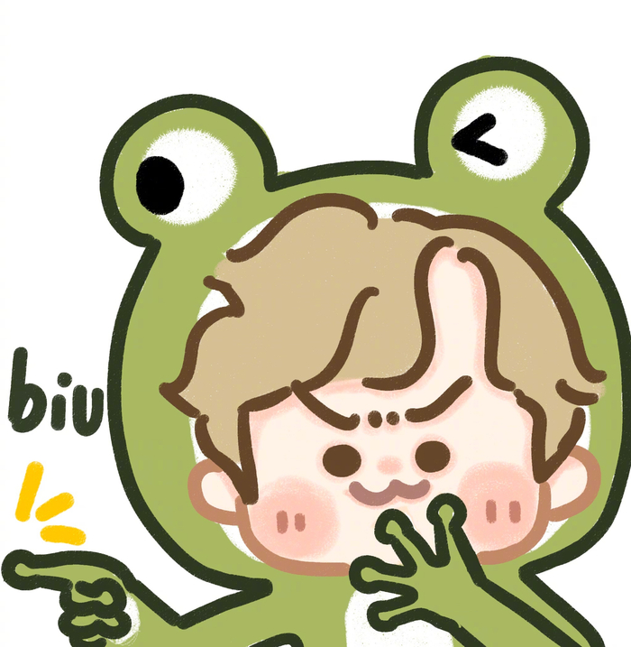 夏季蛙系头像送你清凉一夏