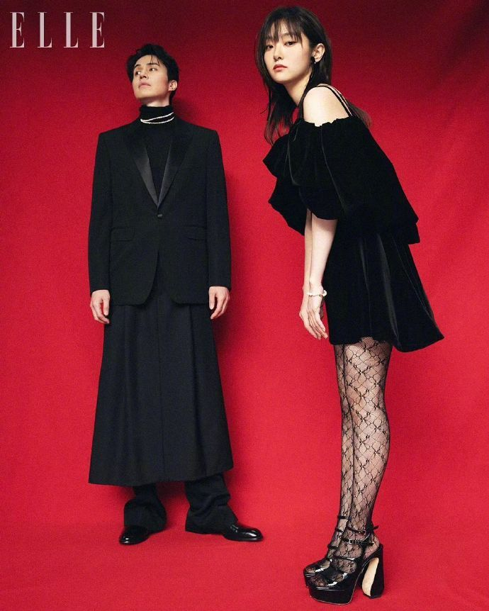 李栋旭 × 金慧埈 elle korea 一月画报