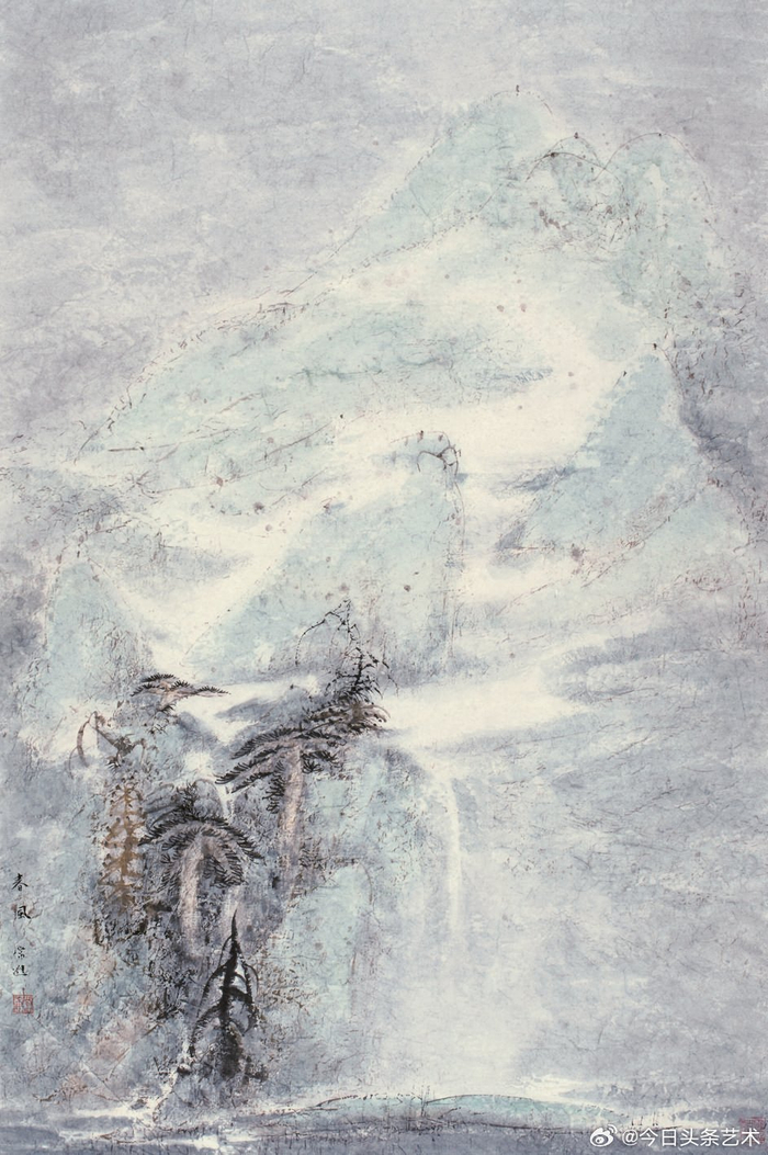 画家常进山水画