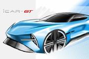 造型炫酷，奇瑞iCar GT跑车设计草图曝光，或于4月亮相
