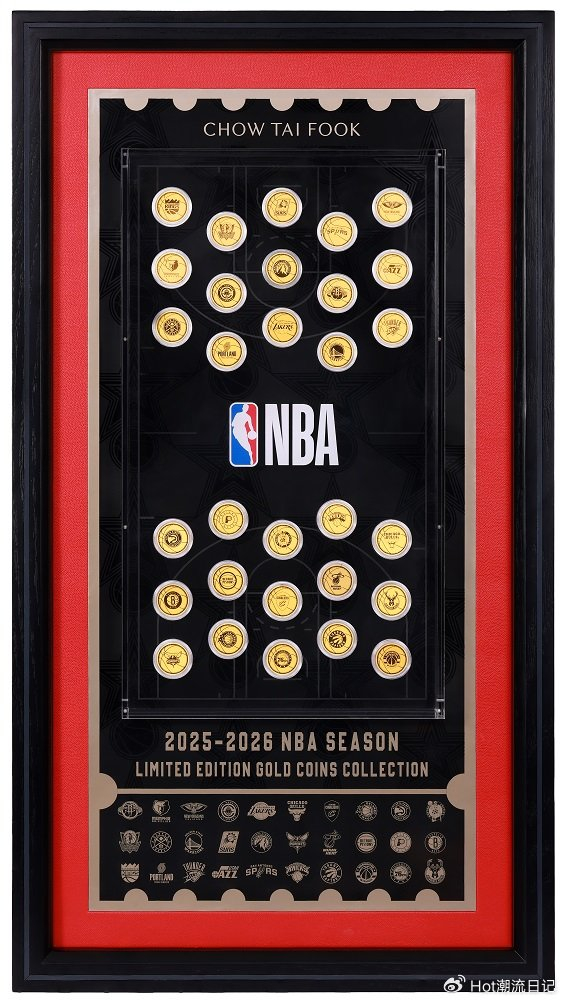 周大福与NBA达成联名产品合作,联名系列致敬篮球文化__财经头条__新浪财经