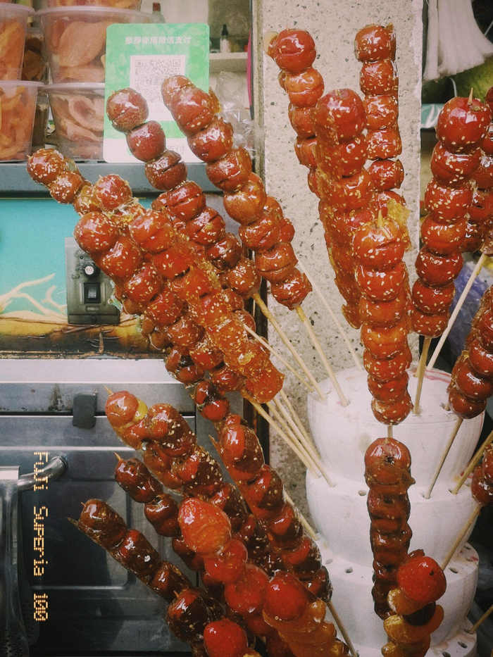冰糖葫芦是冬天的通行证