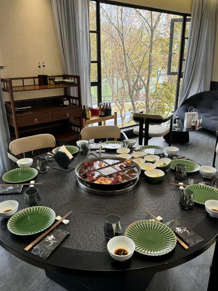 成都煮川庭院火锅在这种环境下吃火锅很是惬意味道也好