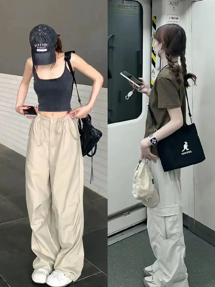 被杭州女生穿搭惊艳!"裤子 平底鞋"最洋气,满街都在穿,超美