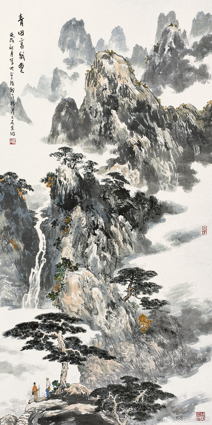 傅二石山水画__财经头条