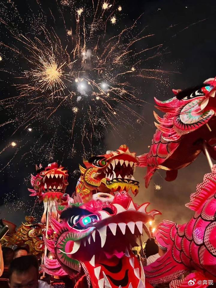 开始想念过年的烟花了