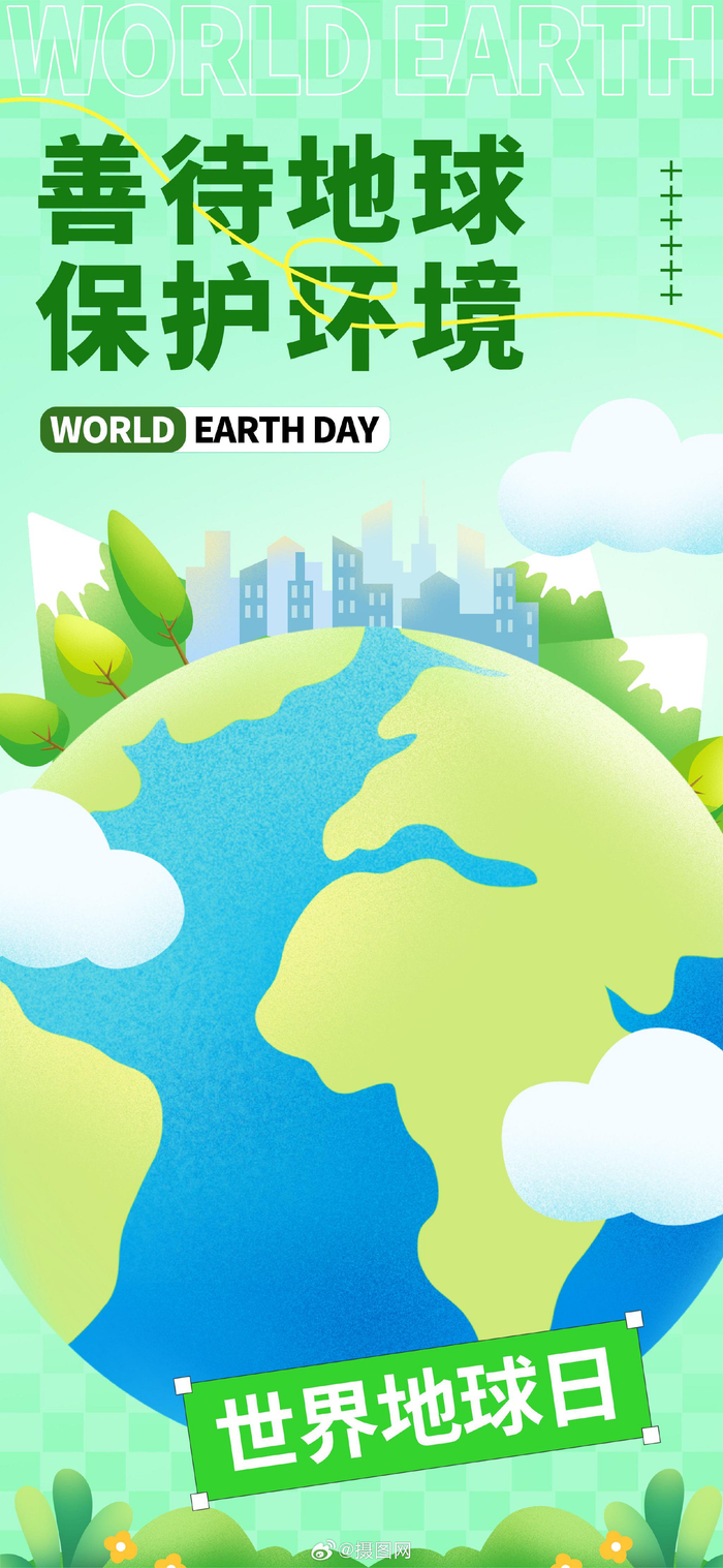 世界地球日海报