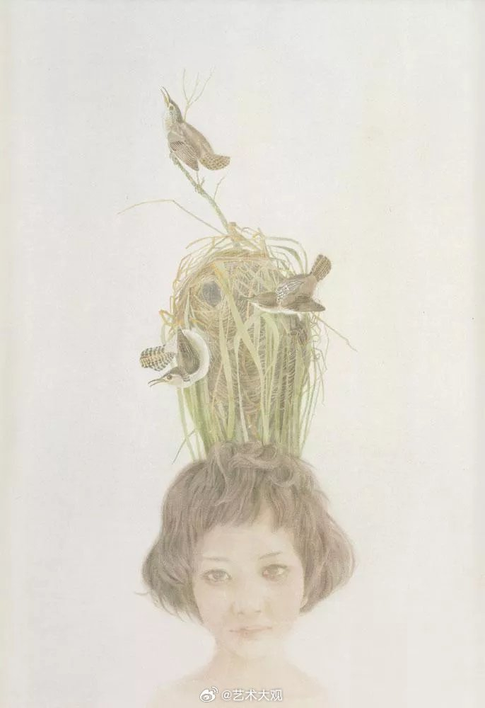 徐华翎人物工笔画欣赏1975年出生于中国黑龙江