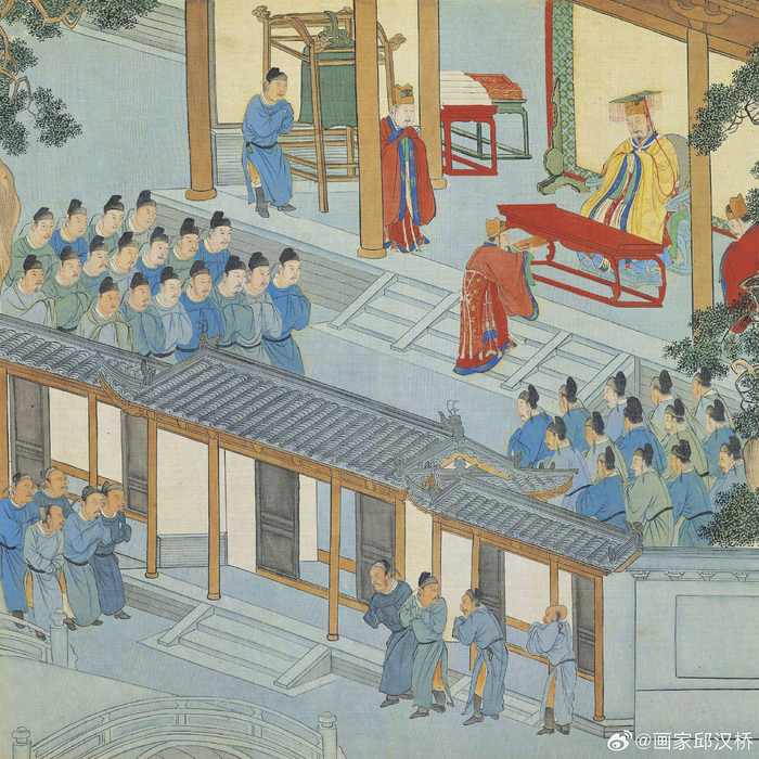 明代仇英《帝王道统万年图册》二十帧(上)