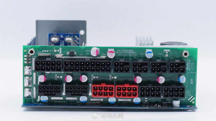 拆解报告百盛高能xg850850watx30白金全模组电源bs95057pb