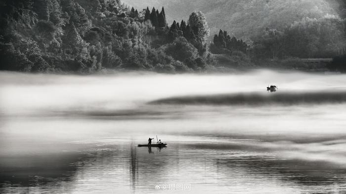 摄影精选 水墨江南 山河含翠,街巷墨染 版权素材 by 摄图网